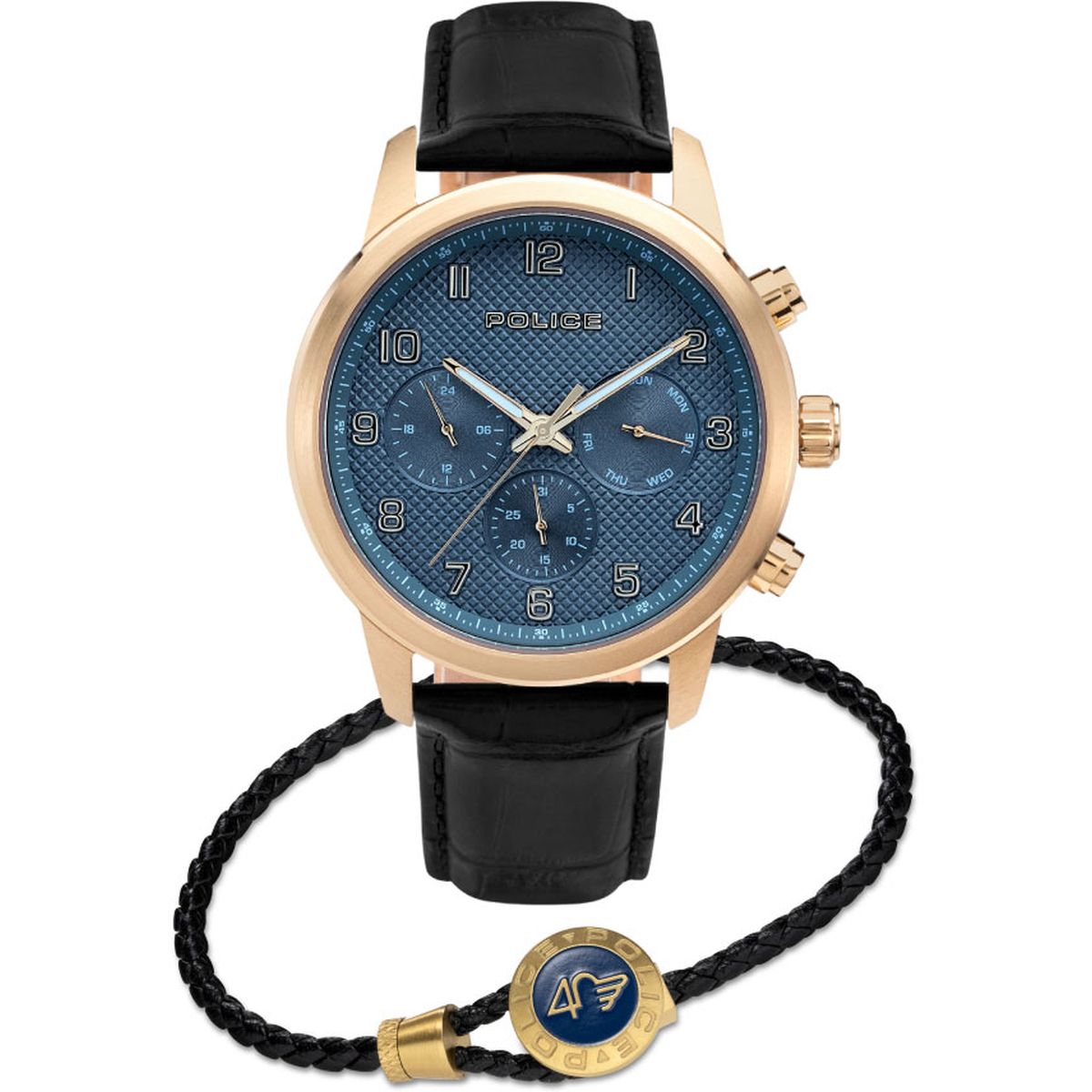 Police Watches Mod. Pewjf0030401 - Set B In Black | ModeSens