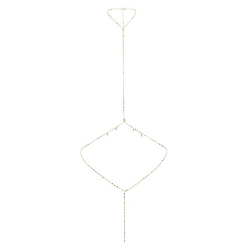 JUBN04262JWYGT/U HASHTAG GUESS - BODY CHAIN 