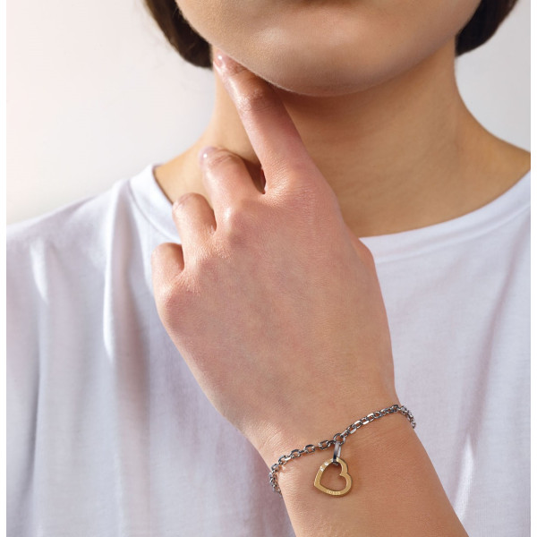 UBB29077-S HEARTED CHAIN 