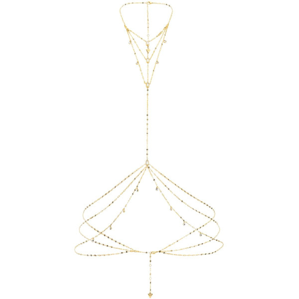 JUBN04274JWYGT/U HASHTAG GUESS - BODY CHAIN 