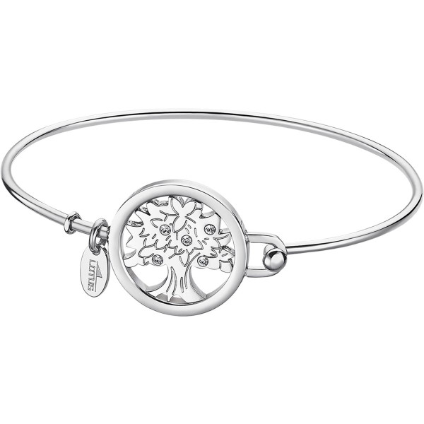 Lotus Style Bracciale Donna Acciaio Millennial Collection - Zirconia Blu, Regalo Elegante