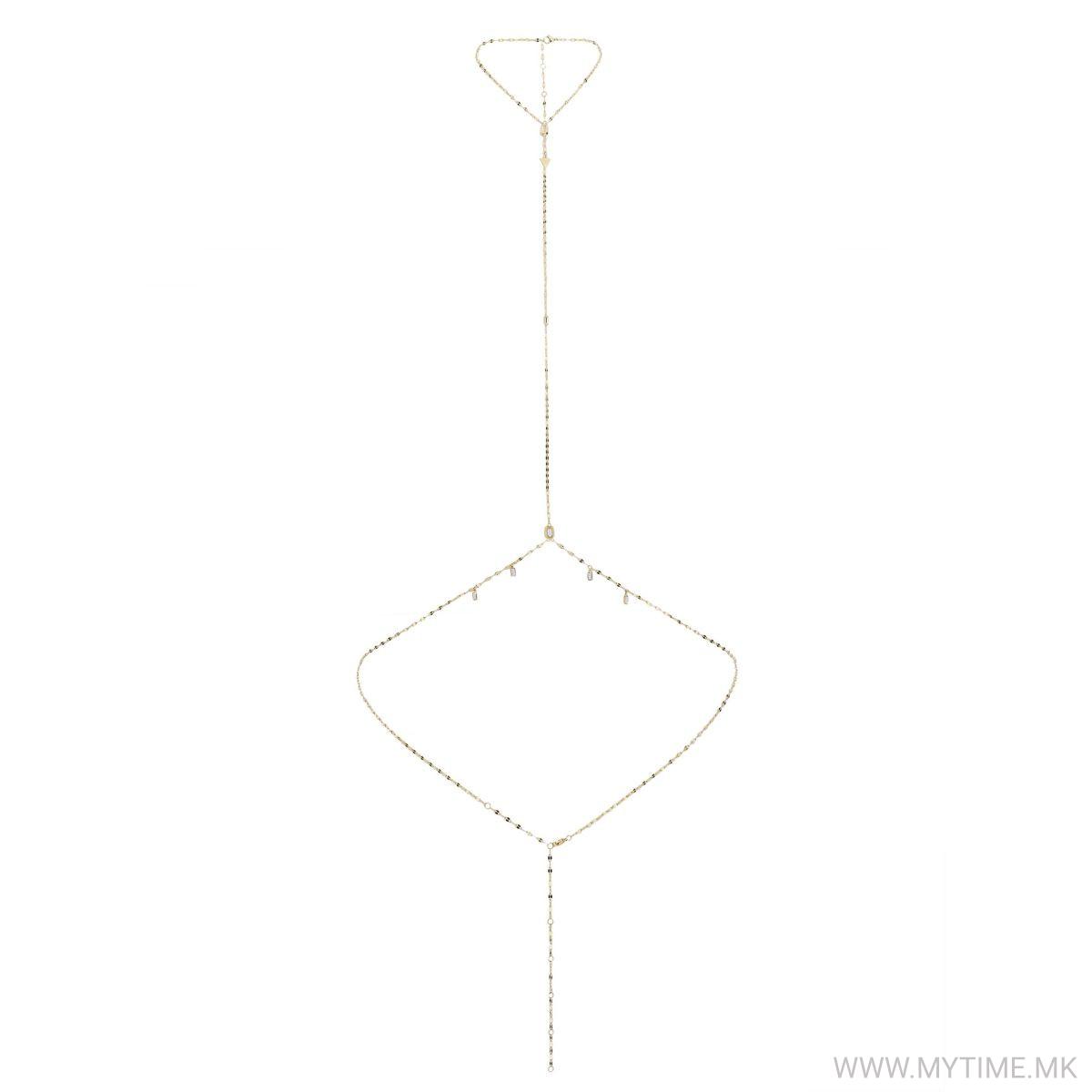 JUBN04262JWYGT/U HASHTAG GUESS - BODY CHAIN 
