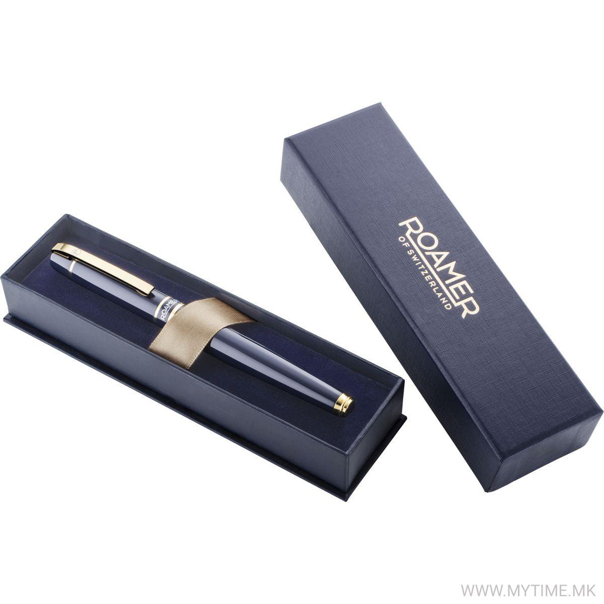 R99.205 ROAMER GWP Pen blue/gold 